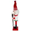 Northlight 14" Red and White Wooden Skiing Christmas Nutcracker view 3