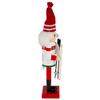Northlight 14" Red and White Wooden Skiing Christmas Nutcracker view 4