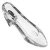 ARTIBETTER Womens Slide Slippers 1Pc Glass Slipper Mini Crystal High Heels Shoes Figurine Ornaments Decorative Crystal Shoe (Transparent) Clear Glass Ornament view 4