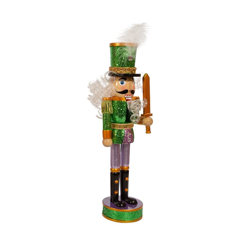 Kurt S. Adler 15-Inch Green King Nutcracker