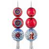Joy To The World Woodlands Santa Finial Polish Glass Christmas Tree Topper view 3
