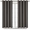 BGment Blackout Curtains for Bedroom - Grommet Thermal Insulated Room Darkening Curtains for Living Room, Set of 2 Panels (52 x 45 Inch, Grey) view 1