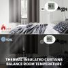 BGment Blackout Curtains for Bedroom - Grommet Thermal Insulated Room Darkening Curtains for Living Room, Set of 2 Panels (52 x 45 Inch, Grey) view 4