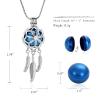 Cremation Jewelry Dream Net Urn Pendant Necklace with Hollow Urn Cremation Jewelry for Ashes Dream Catcher Shape view 2