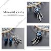 Cremation Jewelry Dream Net Urn Pendant Necklace with Hollow Urn Cremation Jewelry for Ashes Dream Catcher Shape view 4