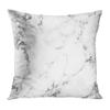 Suklly Modern European Square White Silver Gray Carra Marble Stone Abstract Hidden Zipper Home Sofa Decorative Throw Pillow Cover Cushion Case 20x20 Inch Design Printed Pillowcase view 1