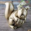 DSQK Originality Home Decoration and Metal Crafts Cute Squirrel Piggy Bank view 2