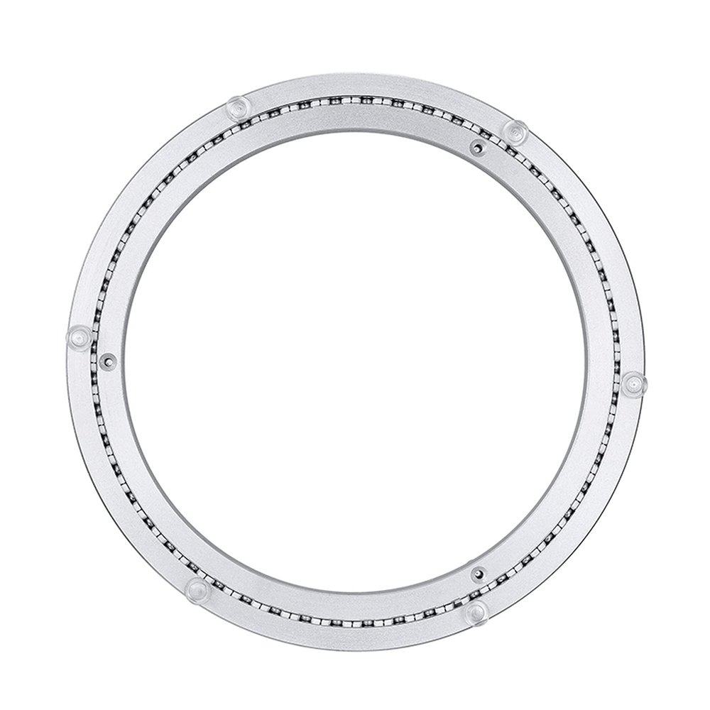 Lazy Susan Ball Bearing, Silent Swivel Turntable, 8 Inches, 16 Inches, 24 Inches Heavy Duty Aluminium Alloy Rotating Bearing, For Dining Table TV Computer Monitor (Size : 300mm-12inches)