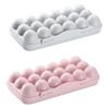 Cabilock 2pcs Tray Organizer Holder for Refrigerator Space-Saving Kitchen Storage Gray for Home Use view 1