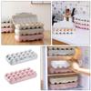 Cabilock 2pcs Tray Organizer Holder for Refrigerator Space-Saving Kitchen Storage Gray for Home Use view 3