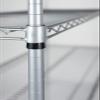 Omega 21" Deep x 30" Wide x 69" High 5 Tier 3 Sided Gray Wire Shelf Truck view 4
