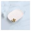 XIAOSAKU Bar Soap Dish Creative Ceramic Soap Holder, Both Soap Container and Jewelry Box, Multi-Purpose Soap Holder is The Best Choice for Gifts to Friends Soap Saver (Color : White) view 1