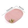 XIAOSAKU Bar Soap Dish Creative Ceramic Soap Holder, Both Soap Container and Jewelry Box, Multi-Purpose Soap Holder is The Best Choice for Gifts to Friends Soap Saver (Color : White) view 2
