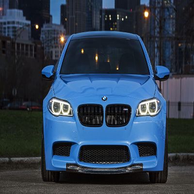 Palmetto Posters 24x36 Poster: BMW m5 f10 yas Marina Blue 95266