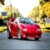 Palmetto Posters 24x36 Poster: Bertone Lamborghini Countach 1990 red 104205 view 1