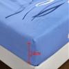 CFYCYHDZHT Bed Sheet Set Queen Size Soft Comfortable Sanded Printing Mattress Cover, Bedroom Homestay Single Double King Size Mattress Protector Sky Blue 150cm200cm view 2