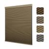 Boolegon Cordless Linen Pattern Cellular Shades Blackout Honeycomb Shades for Windows Pull Down Honeycomb Privacy Blinds for Bedroom Office Thermal Insulated, Blackout Beige, 38.5" W x 72" H view 1