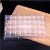 32 cavities Convex Square Cube Shape with Pattern Polycarbonate Chocolate Mold Candy Mould Fondant Mousse Ice Molds DIY Bakery view 3