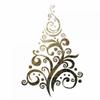 ArtExpert Glimmer Trees 1 by Melody Hogan - 16x16 Art Print Poster view 1