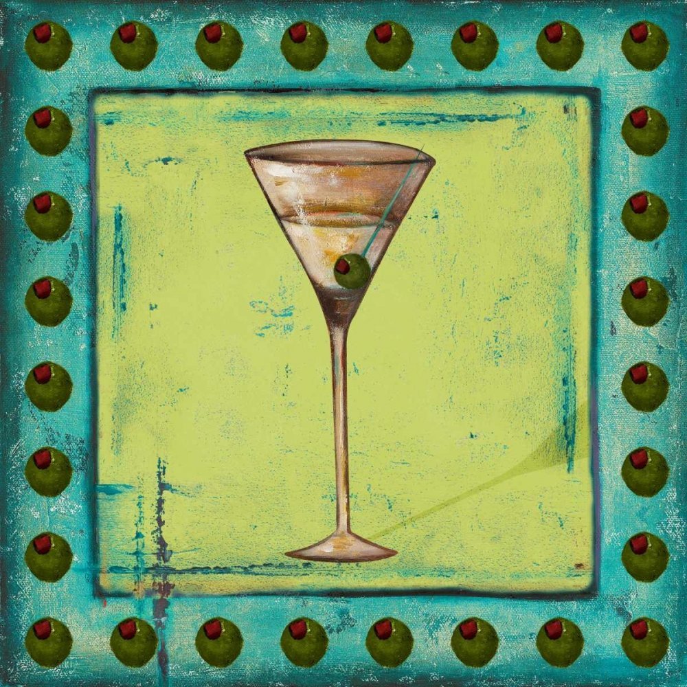 ArtExpert Olive Coctelito by Patricia Pinto - 16x16 Art Print Poster