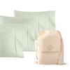 1000 TC Sage King Pillowcases Set of 4 100% Egyptian Cotton Pillow Cases with Long Staple Cotton & Sateen Weave, Silky Soft Hotel - Like Bed Pillow Covers for Comfy Sleeping, Snug Fit view 1