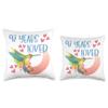 97 Year old birthday years loved for woman hummingbird Throw Pillow view 3