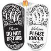 SignSeries Do Not Disturb Sign - Door Hanger Signs (Do Not Disturb/Please Knock, 10) view 1