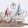 Authentic Moroccan Silver Teapot  Handcrafted in Fez  Qudsi Design  Traditional Mint Tea Pot  Handmade Decorative Teaware from Morocco (30OZ / 900 ML) view 3