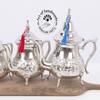 Authentic Moroccan Silver Teapot  Handcrafted in Fez  Qudsi Design  Traditional Mint Tea Pot  Handmade Decorative Teaware from Morocco (10OZ / 300 ML) view 4