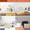 Acrylic Tissue Box Holder, Clear Dispenser for Facial Tissues, Napkins, and Dryer Sheets. Perfect for Bathrooms, Desks, Countertops, Vanities, Bedrooms, and Nightstands (Rectangle, Iridescent) view 4