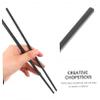Cabilock 10pairs Non- Alloy Chopsticks and Easy to Clean Japanese Style Tableware for Adults and Boys and Girls for Everyday Use view 3