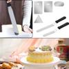 10pcs Stainless Steel Pastry Tool Set Icing Smoother Cake Spatula for Baking Cream Spreader Butter Scraper Textured Patterns Easy to Clean for Cakes and Desserts view 2