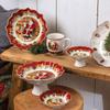 Villeroy & Boch Toy's Fantasy Christmas Pastry Bowl, Premium Porcelain, Colorful Festive Design view 4