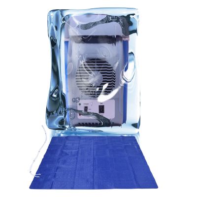 Mattress Cooler Refrigerator Water-Cooled Mattress, Bed Fan for Cooling Sleep in Home, Office and Bedroom Blue (Color : 0.7X1.6M)