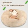 Bean Bag Chair Cover, 7ft Giant Fur Bean Bag Cover No Filler Lounger Bean Bag Storage Chair Bean Bag Sofa Chair Soft Fur Portable Living Room Lazy Sofa Bed Cover (Color : Light Blue) view 2
