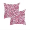 Sophia-Art Indian Feb India Reversible Bedspread Pattern Floral Print Bed Cover Gudri Pure Cotton Kantha Style Decorative Kantha Stitch Quilt (Pink, King 90 * 108 Inches with sham Cover) view 3