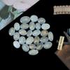 Crocon White Onyx Stone Handmade Rune Stones with Elder Futhark Alphabet Engraved 25 pcs Runes Stone Set for Beginners Reiki Healing with a Pouch & Rune Stones Good Luck Gift Home Decor view 4