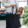 KOOLMOX 3 Pcs 12oz Heavy Duty Zippered Canvas Tote Bags with Long Handles and 3.9'' Bottom, Machine Washable & Reusable, Canvas Bags for Crafts, Groceries, Shopping, 16x13x3.9'' view 2