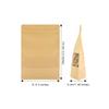 100 Pcs Kraft Stand Up Pouches 3.5 x 5.5 Inch Resealable Zip Lock Food Storage Bags with Matte Window for Packaging view 2