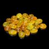 Crocon Yellow Onyx Stone Handmade Rune Stones with Elder Futhark Alphabet Engraved 25 pcs Runes Set for Beginners Reiki Healing Stone with a Pouch & Rune Good Luck Viking Gemstone Runes Stones Gift view 2