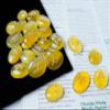 Crocon Yellow Onyx Stone Handmade Rune Stones with Elder Futhark Alphabet Engraved 25 pcs Runes Set for Beginners Reiki Healing Stone with a Pouch & Rune Good Luck Viking Gemstone Runes Stones Gift view 4