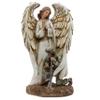 12" Guardian Angel Protecting and Praying with Soldier | Military Home Dcor | Remember to Pray for Deployed Soldiers | Great Gift for Christmas and Birthdays view 1