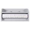 Malden International Designs Oce Desktop Organizer Spin Quotes 4 Compartments MDF Wood Gray 20307-01 view 2