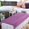Beauty Salon Bed Sheet, SPA Breathable Bed Cover with Face Hole Type Professional Massage Linens Waterproof OilProof Moisture Absorption Bed Sheets SPA Massage Table Cover (200x115cm)(#1) view 3