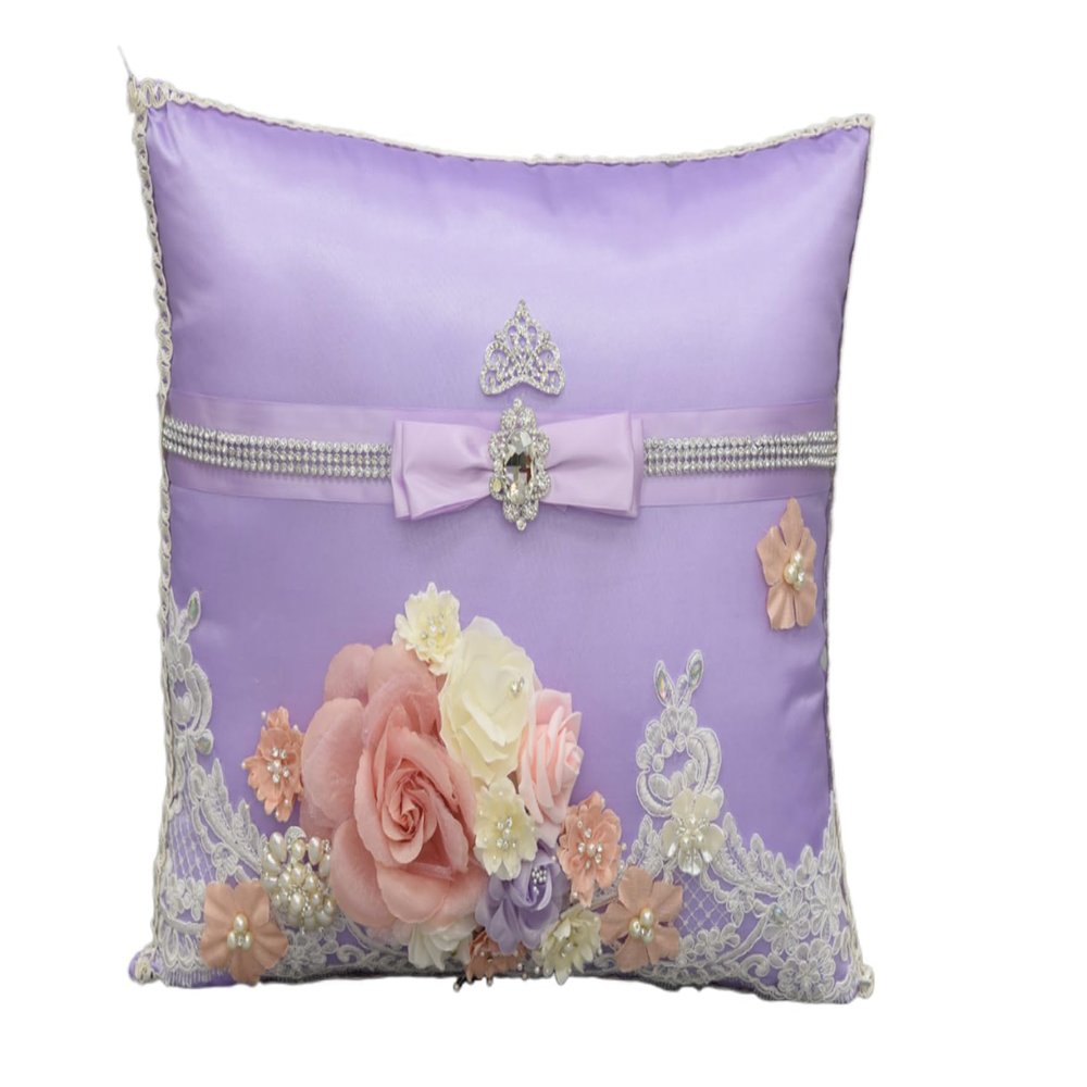 A&C Quinceaeras and More Accessories Quince Set Sweet Sixteen Accessories Quinceanera bible Quinceanera Tosting Set 192 (Kneeling Pillow)