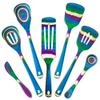 Baltique Mumbai Collection 7 Piece Cooking Utensil Set, Safe for Nonstick view 1