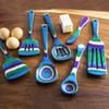 Baltique Mumbai Collection 7 Piece Cooking Utensil Set, Safe for Nonstick view 3