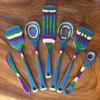 Baltique Mumbai Collection 7 Piece Cooking Utensil Set, Safe for Nonstick view 4
