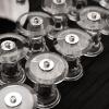 Crystal Cluster Round Glass Candelabra, 47" Tall | 10 Arms Clear Decorative Pillar Candle Holders with Mirror Base for Wedding Party Event Home Decor view 4