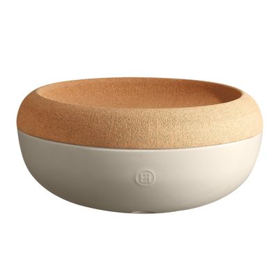 Emile Henry Large Food Storage Bowl, 14.1 inch, Clay